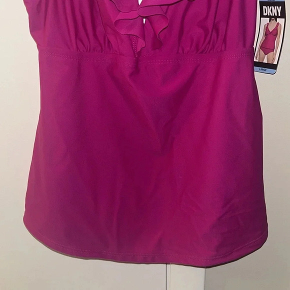 NWT DKNY swim suit top size large - Picture 4 of 8